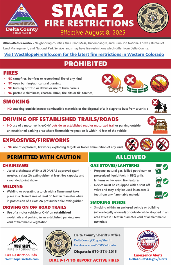 Stage 2 Fire Restrictions